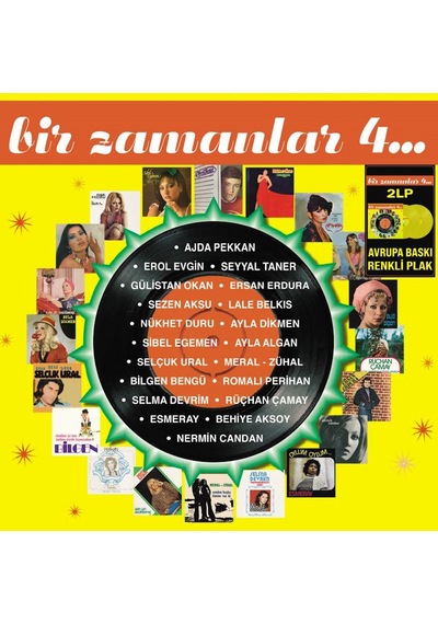 Bir Zamanlar 4-çeşitli Sanatçılar Renkli 2 Plak