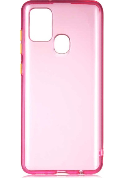 Galaxy A21s Kılıf Zore Bistro Kapak Pembe