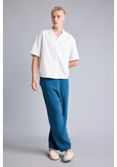 Defacto Premium Wide Leg Pantolon G0855ax26smın263 İndigo-ın263