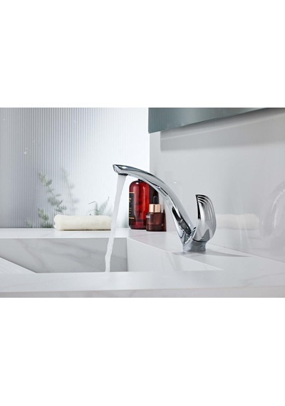 Elıte Kısa Lavabo Bataryası Parlak Krom
