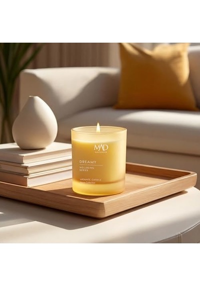 Mad Wellbeing Dreamy 200 Gr Kokulu Mum Yumuşak, Sakin Ve Huzur Veren Mum Mood Scentz Teknolojisi İle Ferahlatıcı 50 x 22 Mad Wellbeing Dreamy 200 Gr Kokulu Mum Yumuşak, Sakin Ve Huzur Veren Mum Mood Scentz Teknolojisi İle Ferahlatıcı 50 x 22