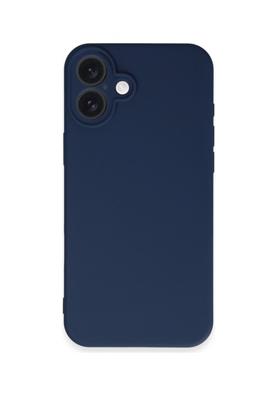 Apple iPhone Uyumlu  16 Uyumlu Kılıf First Silikon - Lacivert