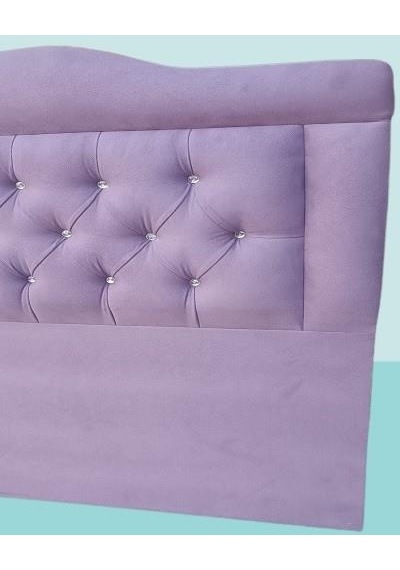 Bengi Ticaret Dk El Yapımı Tay Tüyü Kumaş Tek Kişilik Başlık Açık Mor 90