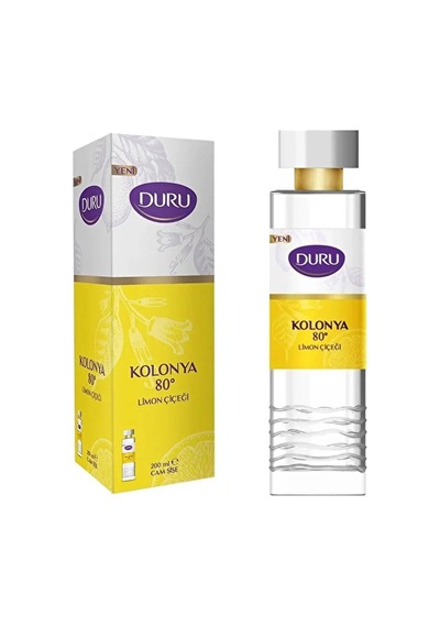 2 Adet Duru Cam Şişe Limon Kolonyası 200 Ml