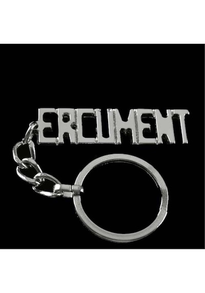 Ercüment - 619 - - Glblseme - İsimli Anahtarlık Çok Renkli