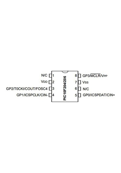 Pıc10F222T I/Ot Smd Sot-23 8-Bit 8Mhz Mikrodenetleyici