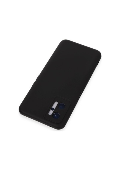 Realme 9i 4g Kılıf Nano İçi Kadife Silikon - Siyah -