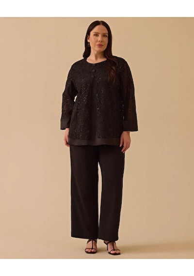 Gala-xi Kadın Bluz 10002611814002 Siyah