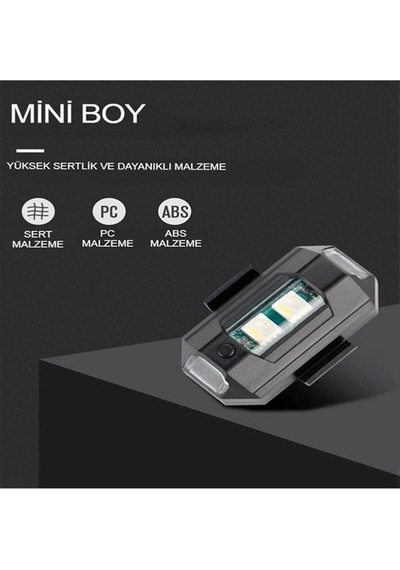 Mini Kablosuz Çakar Lamba  Araba Motosiklet Bisiklet Drone