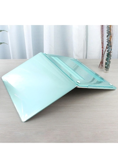 Macbook Air 13 İnç Kılıf A1369 A1466 Uyumlu Şeffaf Kristal Hard Case Sert Koruyucu Kapak İnce Hafif Çizilme Korumalı 2010-2017 Açık Yeşil Belirtilmemiş