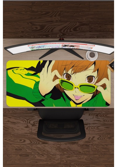 Persona 4 Kaymaz Dikişli Kauçuk Oyuncu Mousepad V5 - 90x40 Xxl Gaming Mouse Pad Fare Altlığı