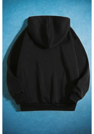 Uyguntarz Boundless 1996 Bridge Baskılı Oversize Sweatshirt siyah
