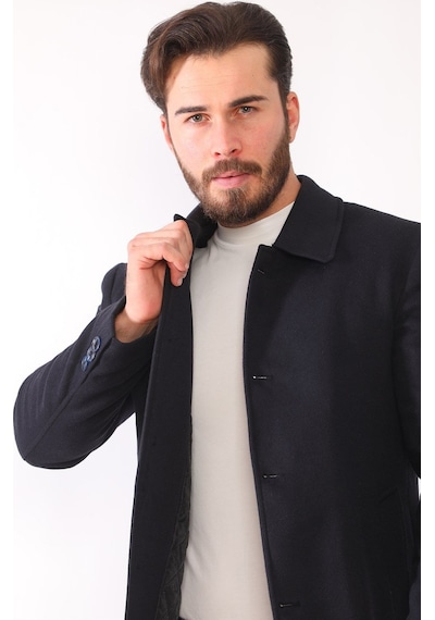 Plt8364 Dewberry Erkek Palto-lacivert Lacivert