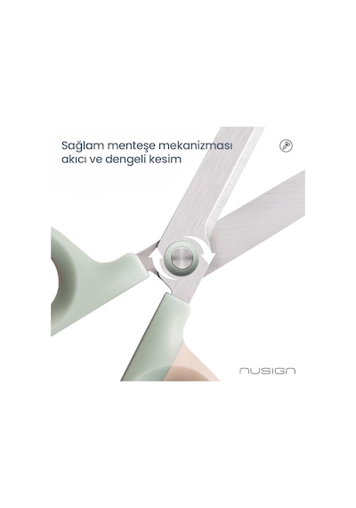 Nusıgn Güç Tasarruflu Makas 145 Mm Ens056 Paslanmaz Çelik Beyaz
