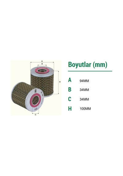 ML 105 FİL FİLTRE YAĞ FİLTRESİ CE1073 / LF599