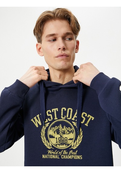Koton Kolej Baskılı Hoodie Kapşonlu Kanguru Cep Detaylı Lacivert 4wam70212mk Lacivert Koton Kolej Baskılı Hoodie Kapşonlu Kanguru Cep Detaylı Lacivert 4wam70212mk Lacivert