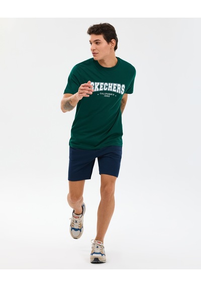 Skechers M Regular T-shirt Erkek Haki Tshirt S2610122-4222