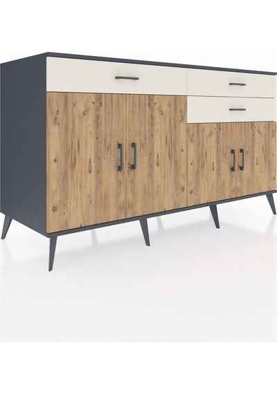 Kronos Konsol 2 Raflı 3 Çekmeceli 4 Kapaklı 176x59x99 Antrasit-ça Antrasit-çam/aytaşı Kronos Konsol 2 Raflı 3 Çekmeceli 4 Kapaklı 176x59x99 Antrasit-ça Antrasit-çam/aytaşı