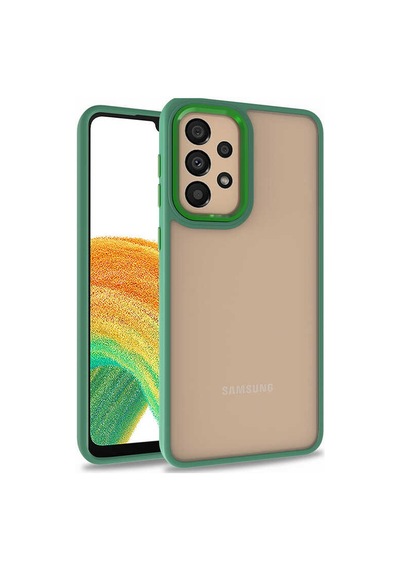 Zore Galaxy A52 Kılıf Nvth Flora Kapak - Yeşil