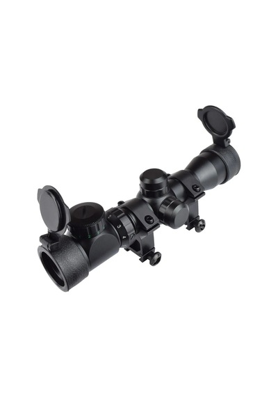 Spike 2-6x28eg Işıklı Ve Zoomlu Taktikal Profesyonel Optik Av Ve Çok Renkli