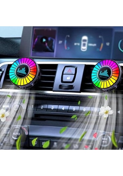 Rgb Sese Duyarlı Müzik Işığı Araç Kokusu Havalandırma Klipsli Led Ambiyans Aydınlatma Usb Şarjlı Ritimle Senkron Renkli Işık Araç İçi Dekoratif Koku Difüzörü L027 Enerji Sınıfı A+++ Rgb Sese Duyarlı Müzik Işığı Araç Kokusu Havalandırma Klipsli Led Ambiyans Aydınlatma Usb Şarjlı Ritimle Senkron Renkli Işık Araç İçi Dekoratif Koku Difüzörü L027 Enerji Sınıfı A+++