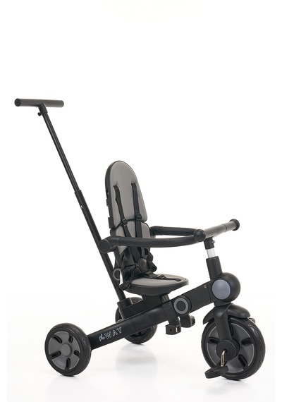 Flow 9in1 Smart Trike Çift Yönlü, Yatabilir, Katlanabilir, Denge Bisikleti Özellikli Bebek Ve Çocuk Bisikleti Gri