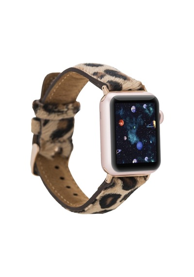 Apple Watch Uyumlu Deri Kordon 42-44-45mm Leo1n Diğer