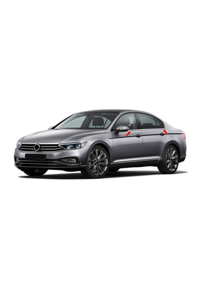 Vw Passat B8 Krom Paslanmaz Çelik Cam Çıtası 4 Parça 2015 ve Üzer