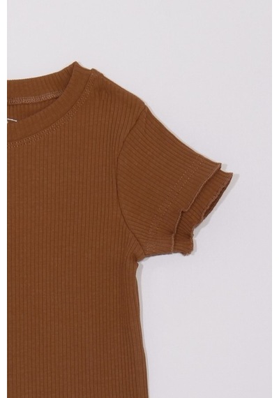 Xo Kids Kız Çocuk Tişort 5-9 Yaş 36020 Kahverengi