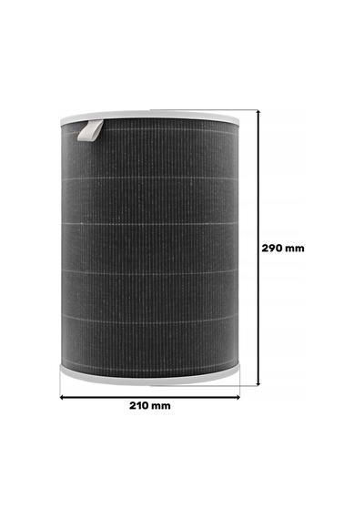 Srfn Ticaret Xiaomi Mijia Smart Air Purifier 6 Uyumlu Silindirik Hepa Filtre Siyah Renk