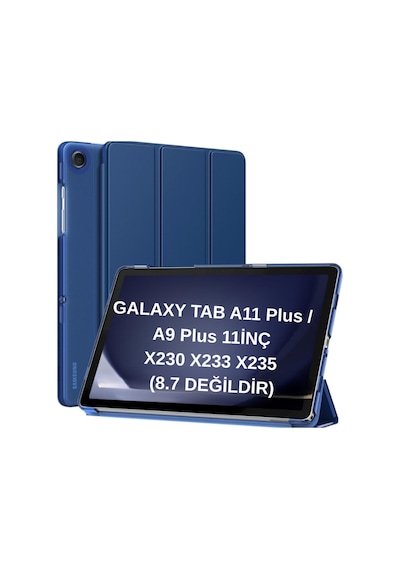 Samsung Uyumlu Galaxy Tab A11 Plus 11inç X230 Kılıf Pu Deri Smart Standlı Case Uyku Modlu X235 X236f
