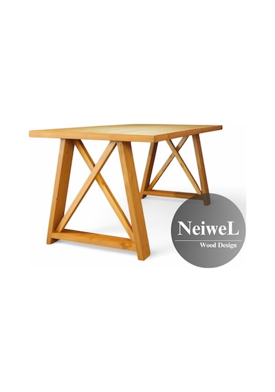 Neiwel Dios Doğal Ahşap Toplantı Masası x 80 x 160 Açık Ceviz