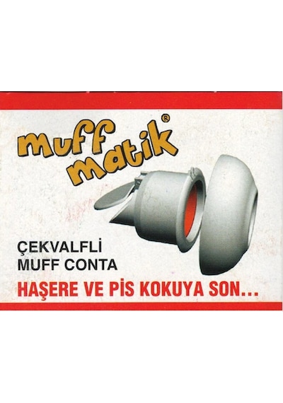 Muff Matik Çekvalfli Lavabo Koku-Haşere Önleyici