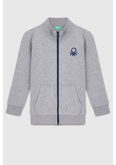 United Colors Of Benetton Erkek Çocuk Bnt-b23351sweatshirt Gri Melanj-2130 Gri