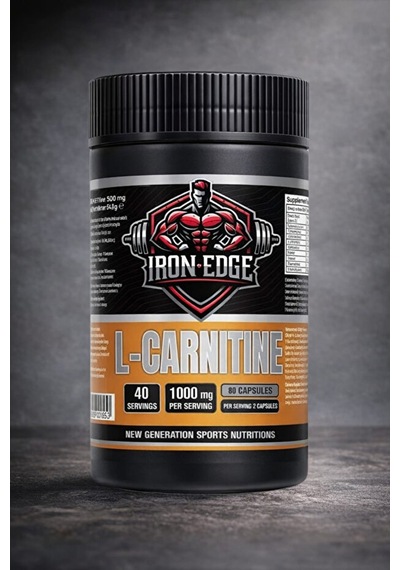 Iron Edge L-carnıtıne Karnitin 80 Kapsül 40 Servis 1000mg Servis