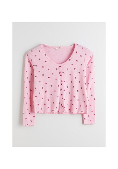 Lcw Dream Pembe U Yaka Çiçekli Kadın Pijama Takım