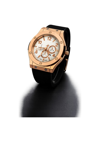 Ter Tutmayan Silikon Kordon Erkek Kol Saati Siyah-içibeyaz - 886326451 Rose Gold