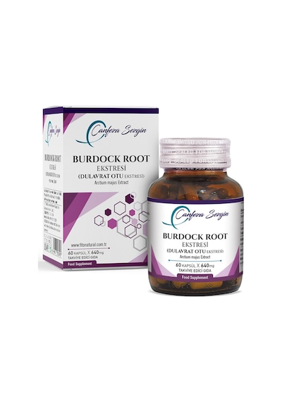 Canfeza Sezgin Burdock Root Dulavrat Otu Eki 60 Kapsül