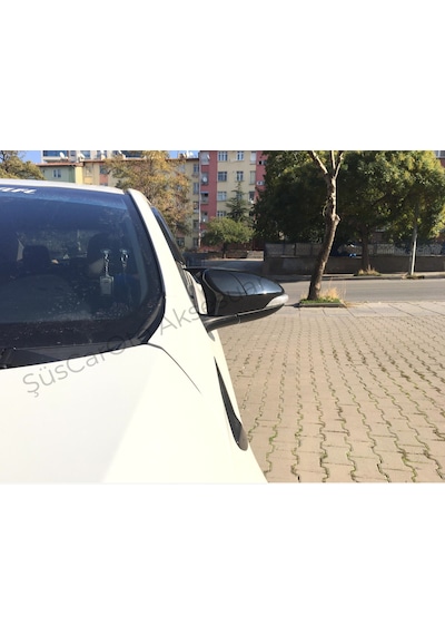 Toyota Uyumlu Avensis 2015-2018 Batman Yarasa Ayna Kapağı Piano Black Ab