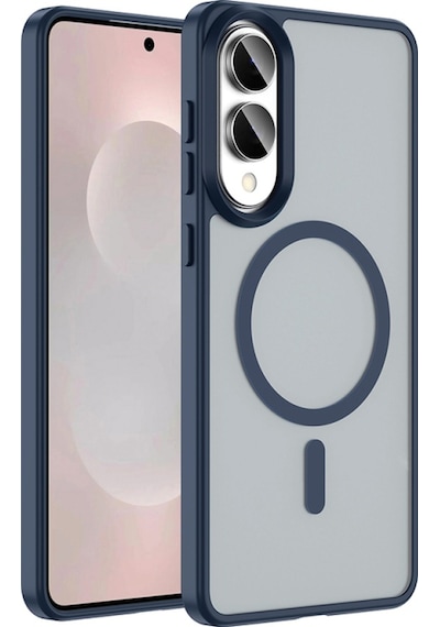 Nihcase Samsung Uyumlu Galaxy S25 Edge Kılıf M-safe Şarj Özellikli Mat Arka Yüzey Sio Kapak