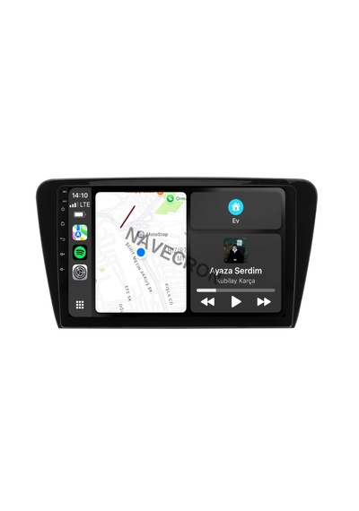 Skoda Octavıa 2013-19 10" Uyumlu Androıd Multimedya Gerçek 2/32 Kablosuz Carplay Geri Görüş Kameralı 10"