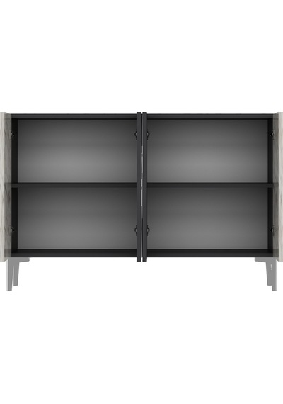 Ka120 Afra Konsol, Çok Amaçlı Dolap, Kahve Köşesi, Tv Sehpası Antrasit-efesmermer-silver Antrasit - Efes Mermer - Sılver Ka120 Afra Konsol, Çok Amaçlı Dolap, Kahve Köşesi, Tv Sehpası Antrasit-efesmermer-silver Antrasit - Efes Mermer - Sılver