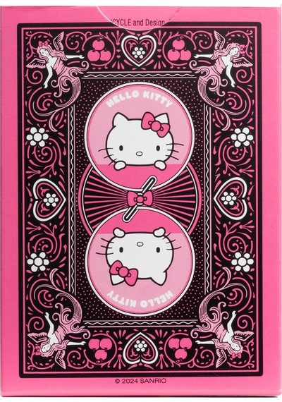 Bicycle Hello Kitty Black & Pink Premium Oyun Kağıdı Koleksiyonluk İskambil Kartları Destesi