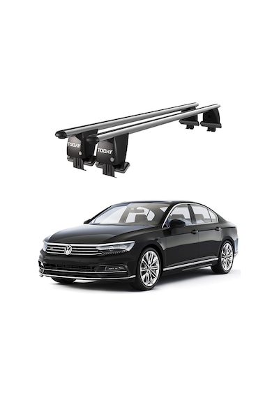 Volkswagen Passat B8 2014 Ve Sonrası Oluksuz Kilitli Ara Atkı Port Bagaj Tavan Barı