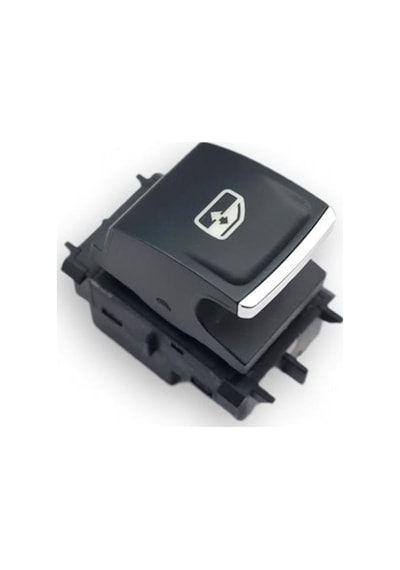 Seat Leon 4 2020-24 Sağ Ön Kapı Cam Düğmesi Beyaz Krom 5G0959855N