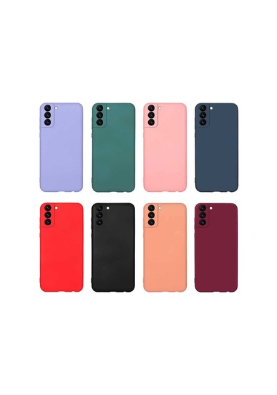 Ayrex Galaxy S22 İle Uyumlu Kılıf Kadife İç Yüzeyi İle Şık Tasarımlı, Pürüzsüz Yumuşak Ve Mat Yüzeyli Mara