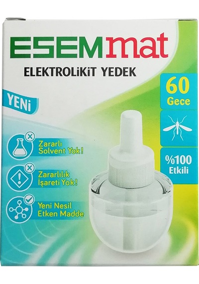 Esemmat Elektrolikit Yedek 60 Gece Etkili