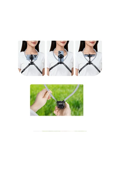 Jmary Mg-03 2in1 Eller Serbest Magnetik Boyun Askılı Telefon Tutucu Siyah