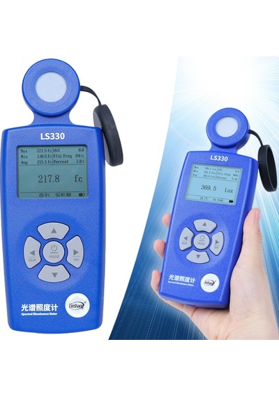 Linshang Ls330 Profesyonel Spektral Lüksmetre Crı, Cct Ve Flicker Ölçümü