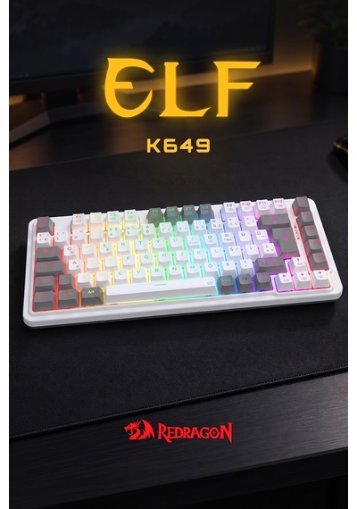 Redragon %75 Gasket Mekanik Switch Rgb Kablolu Oyuncu Klavyesi Bk-649